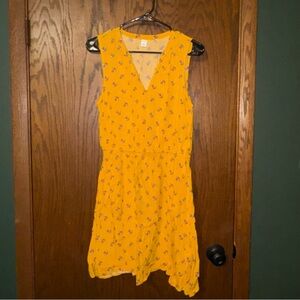 Old Navy Yellow Floral Mini Dress